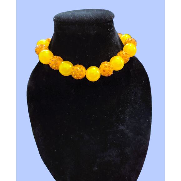 Sigma Gamma Rho Bracelet Blue and Gold with Pendant Logo - Picture 5 of 5